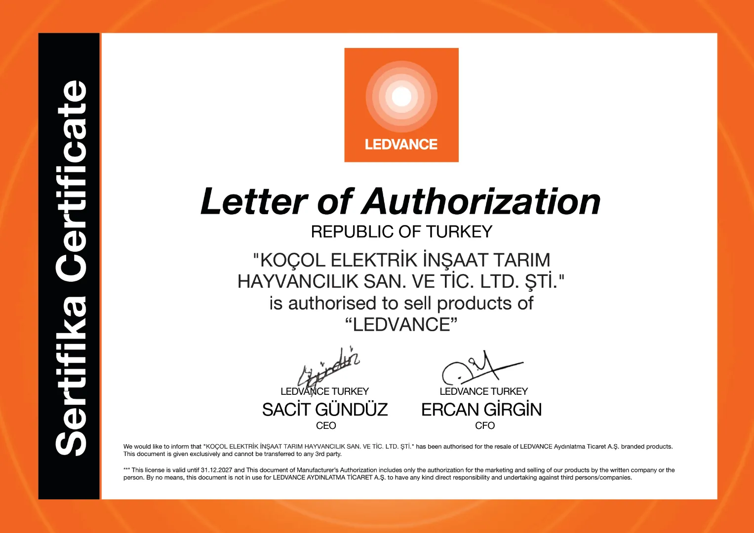 LEDVANCE Yetkili Satıcı - Koçol Elektrik